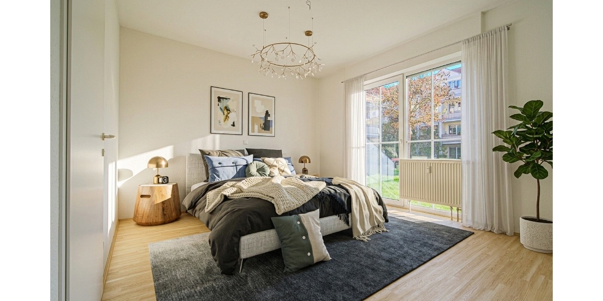 Einrichtungsbeispiel – Schlafzimmer