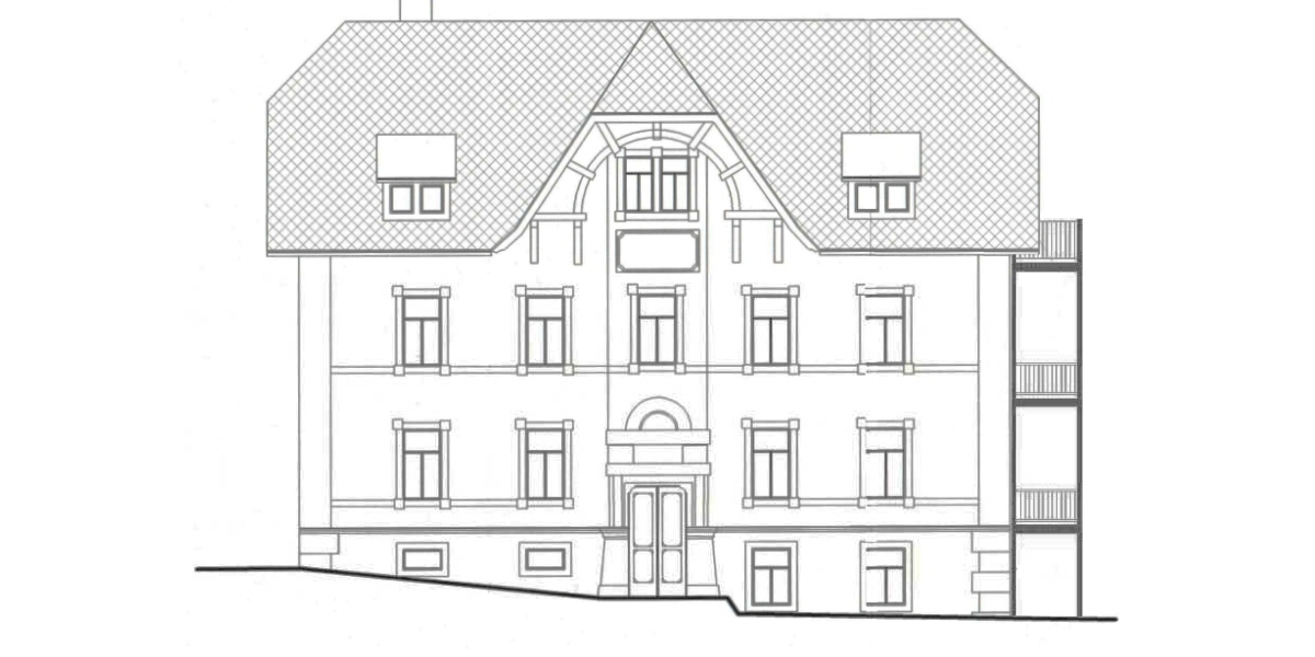 Ansicht Hauseingang